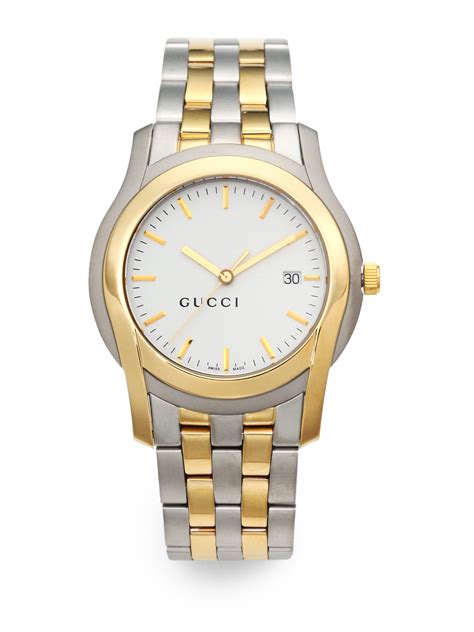 gold gucci watch for men ebay|men's Gucci watches on sale.